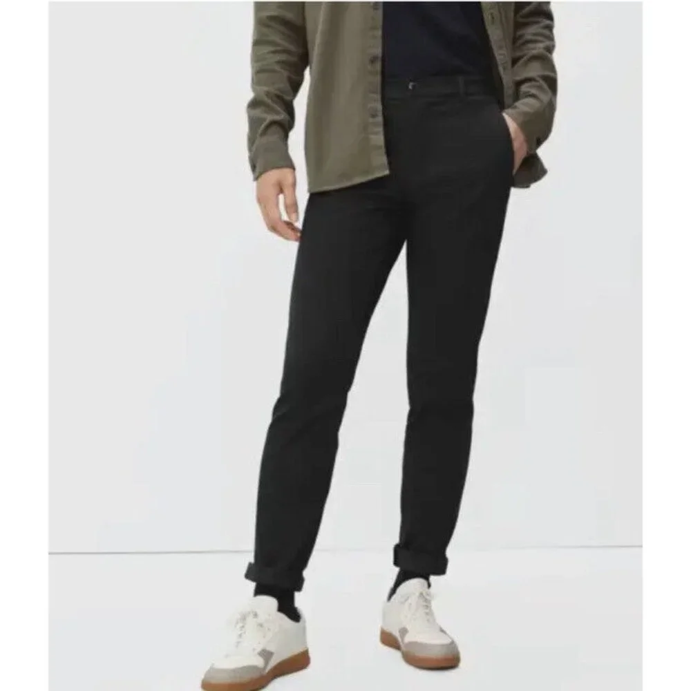 Everlane Uniform Men The‎ Performance Chino Pants Black 38 x 32